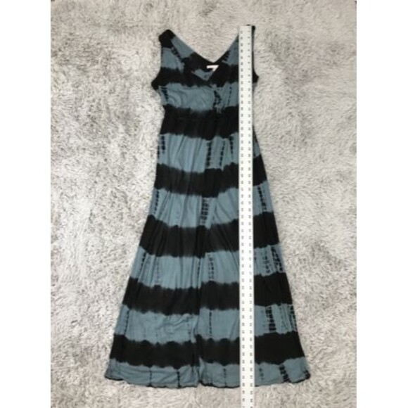 ROMEO AND JULIET COUTURE Maxi Dress Tie and dye Small Dark Blue & Black - Picture 7 of 8